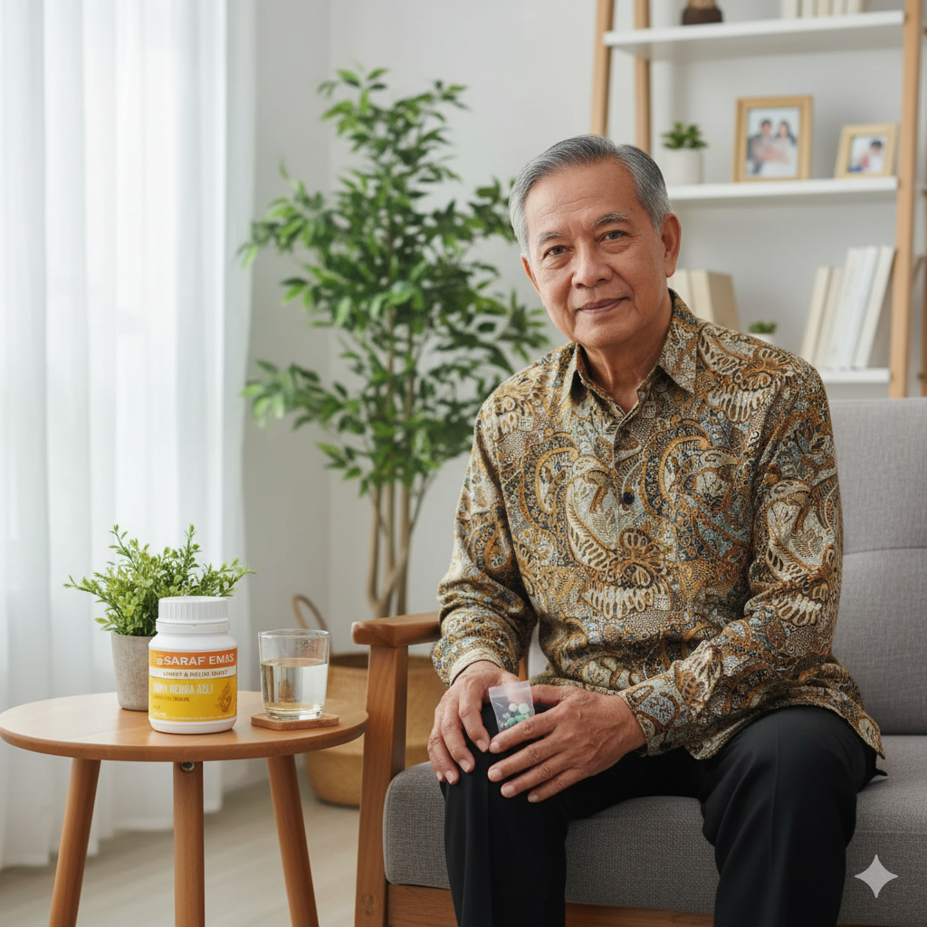 cara makan saraf emas dengan betul